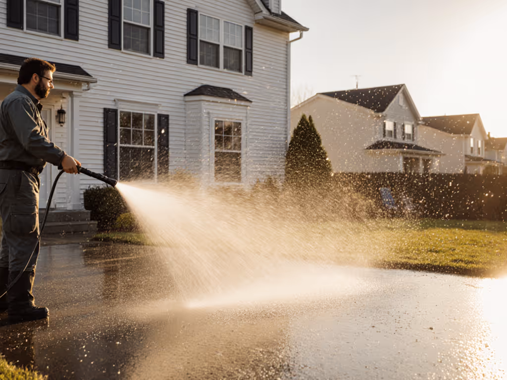 Stop Wind Spray Drift: House Pressure Washing Guide