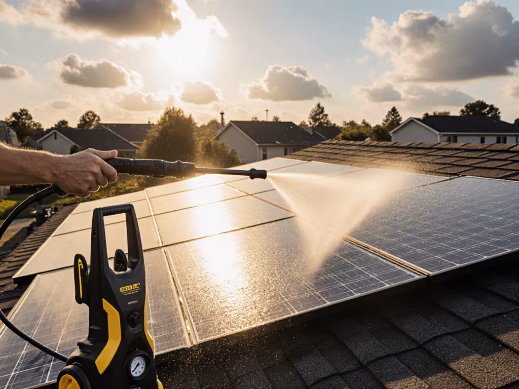 Solar Panel Pressure Washing: Damage-Free Low PSI Guide