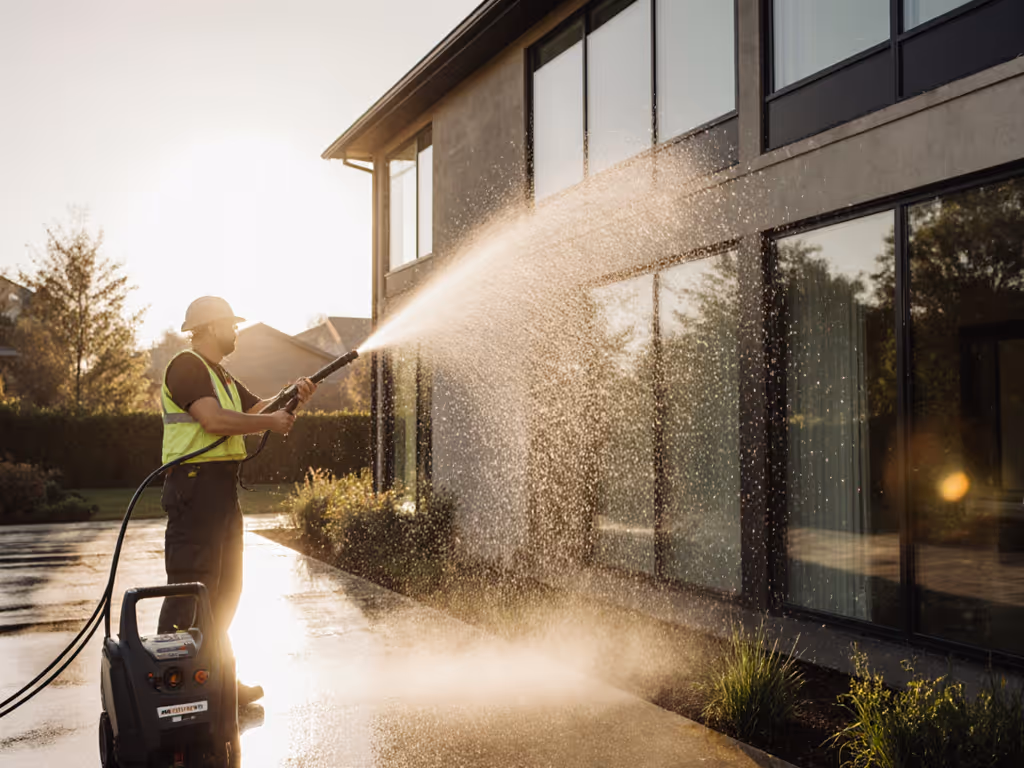 Safe Pressure Washing for Windows: Streak-Free Results