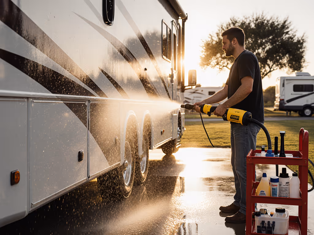 RV Exterior Cleaning: PSI GPM Guide for Damage-Free Results